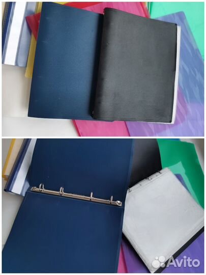 Папки на кольцах, скоросшиватели, файлы