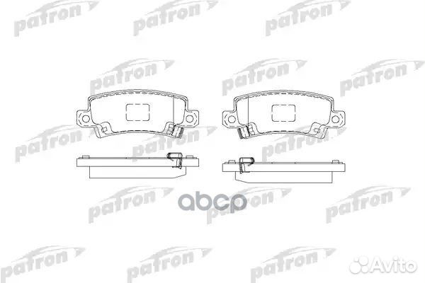 Колодки тормозные дисковые задн toyota: corolla