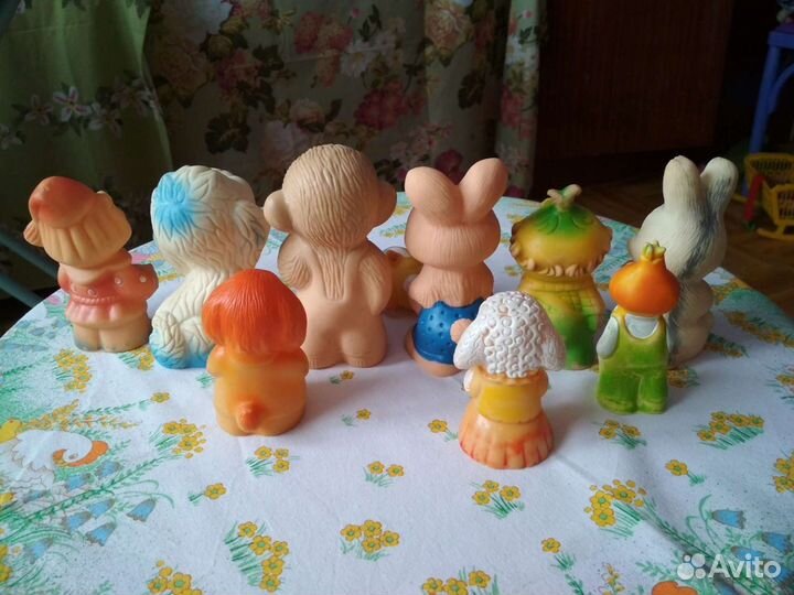 Резиновые игрушки СССР