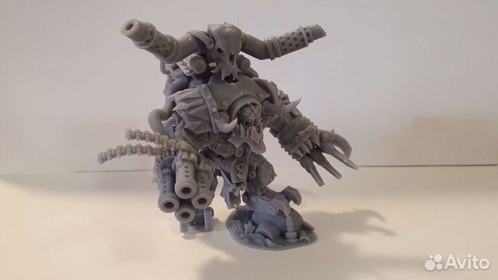 Warhammer 40k ork warboss миниатюра Варбосс