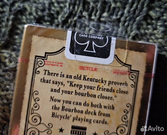 Карты Bicycle Bourbon / usa made / в ретро стиле