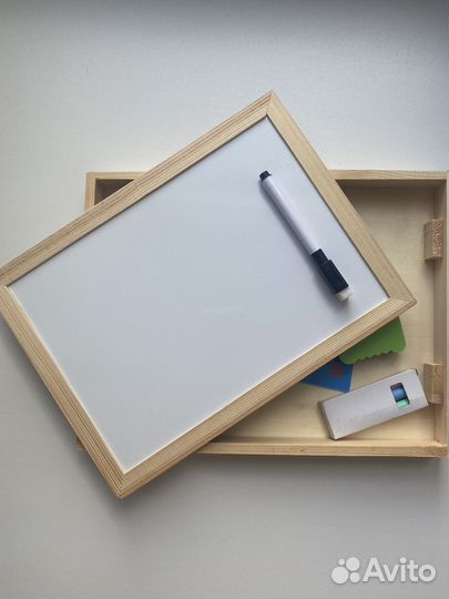 Магнитный пазл детский +доска для рисования