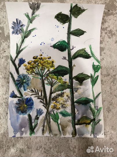 Этюд картина