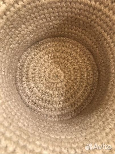 Декоративная корзина из джута