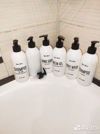 Набор для ванной бутылочки емкости для средств