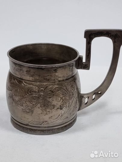 Подстаканник серебро 84