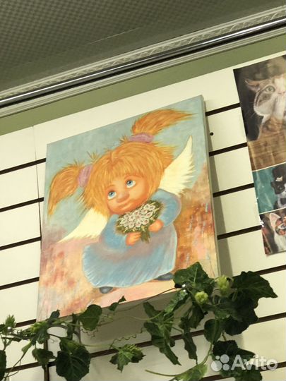 Картина маслом Ангел