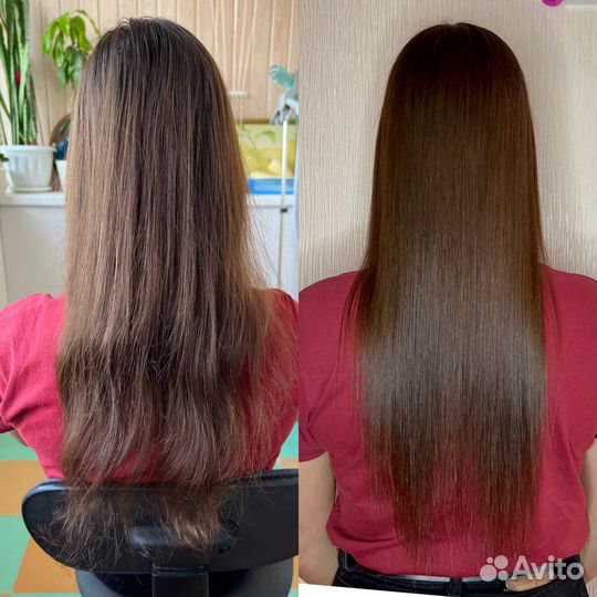 Кератиновое выпрямление