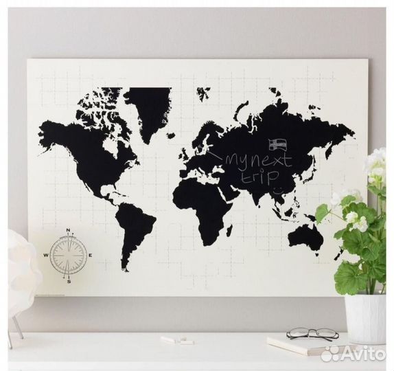 Картина Икеа Карта мира