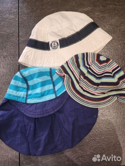 Панамки/кепки детские на мальчика пакетом