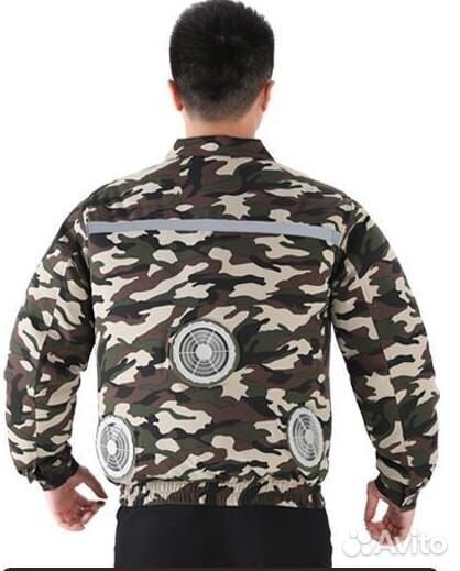 Куртка с вентилятором 4XL