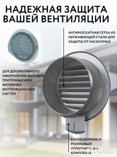 Вентиляционный выход стеновой
