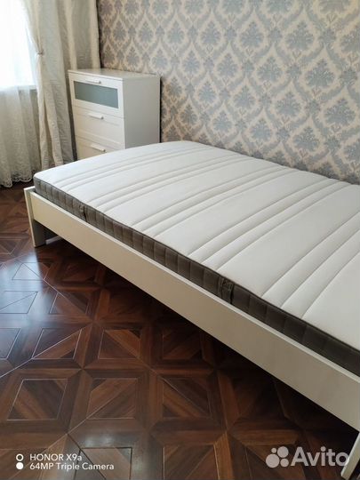 Кровать полуторка с матрасом IKEA