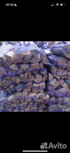 Дрова колотые. Береза, ольха, осина