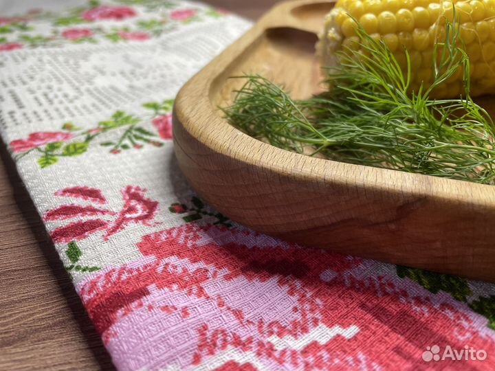 Менажница разделочная доска деревянная 270*270*25