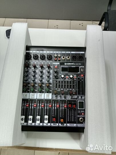 Микшерный пульт с усилителем 2/450вт ямаха новый