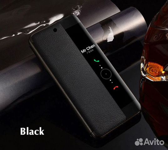 Умные чехлы для телефонов Huawei P30 Lite черн.цв