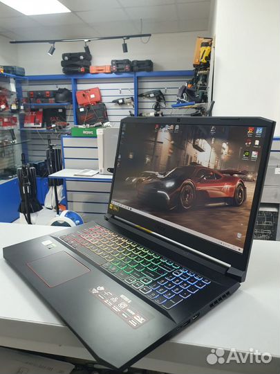 Acer Nitro 17 дюймовый игровой ноут на RTX 3060 6g
