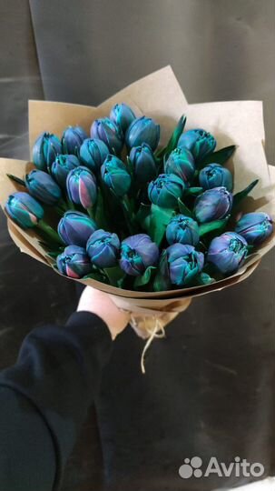 Пионовидны Тюльпаны космические букеты с доставкой