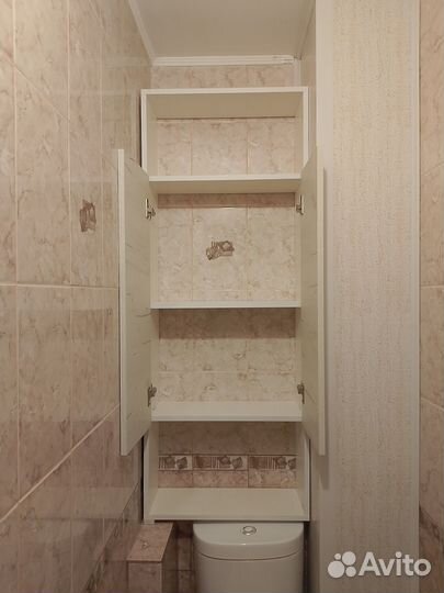 Шкаф пенал в туалет