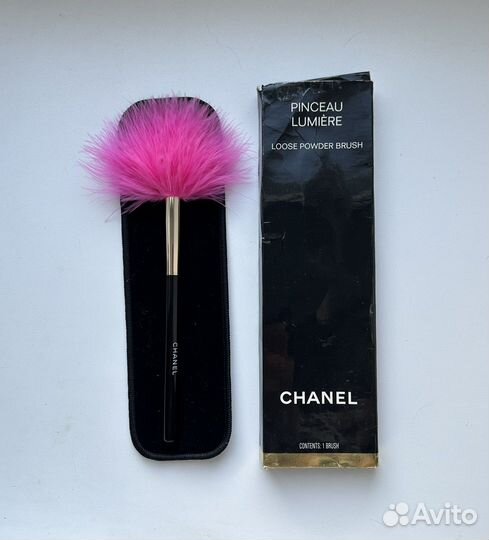 Chanel кисть для пудры винтаж