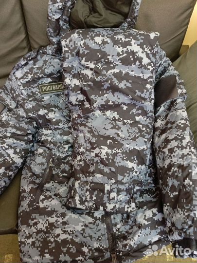 Костюм зимний рос гвардии синий точка