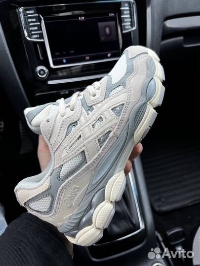 Кроссовки asics gel nyc oyster grey 36-45