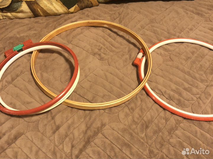 Набор для вышивания (нити мулине гамма, пяльца)