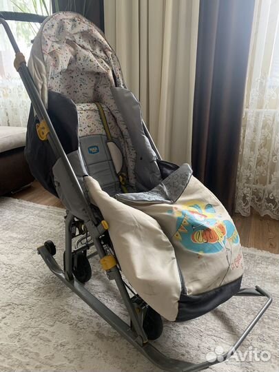 Санки коляска ника kids