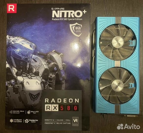 Sapphire Radeon RX 580 nitro+ Special Edition 8Gb