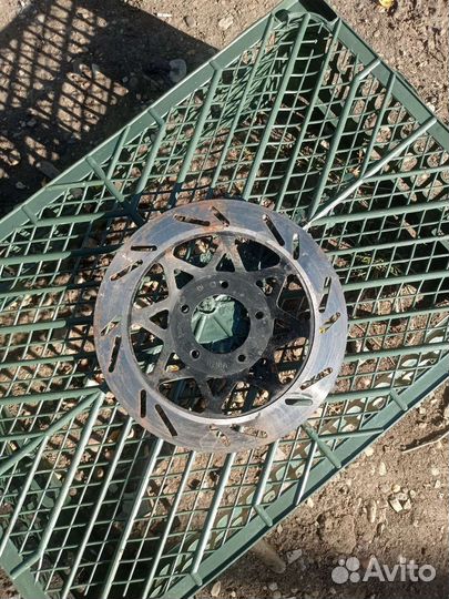 Колесо заднее,тормозной диск мопед альфа(ямасаки)