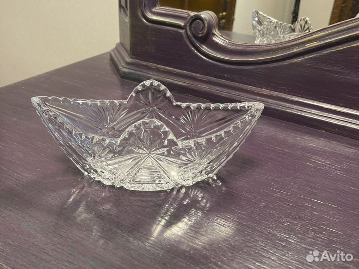 Вазочки хрустальные