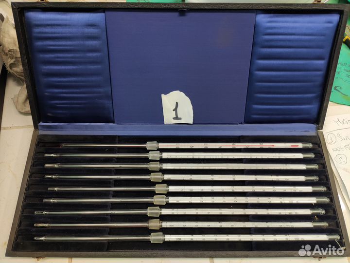 Термометры ртутные СССР от -100 до 500С