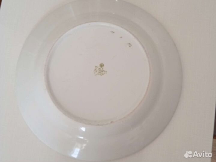 Фарфор Кузнецова(более 100 лет). Тарелка обеденная
