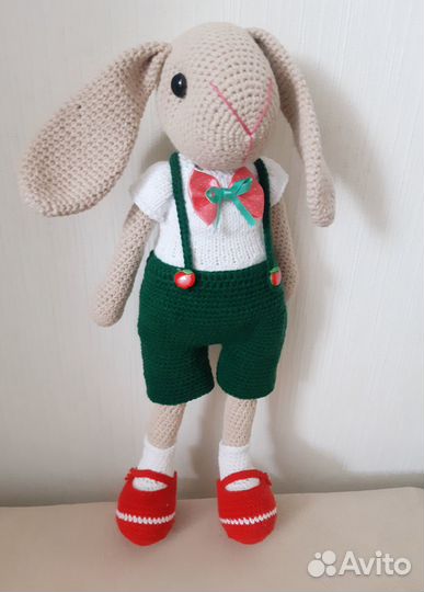 Мягкая игрушка Зайка ручной работы