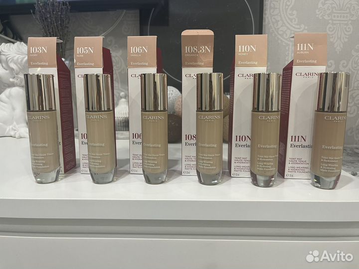 Clarins Everlasting устойчивый тональный крем