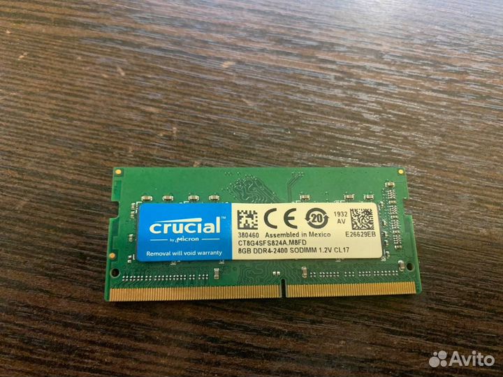 Оперативная память для ноутбука ddr4 8gb