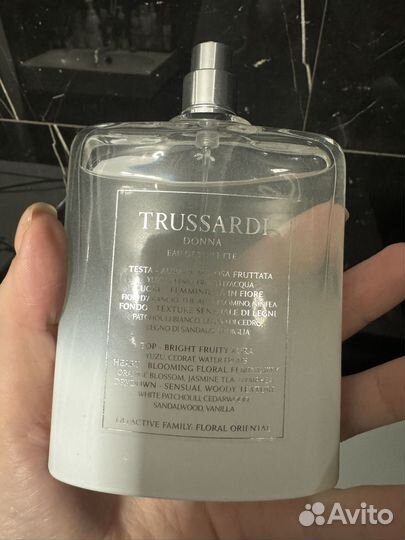 Туалетная вода trussardi donna