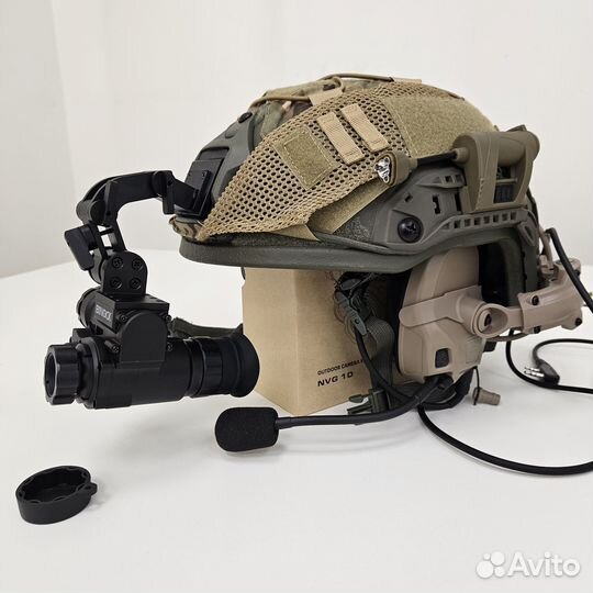 Прибор ночного видения nvg 10 +крепёж шлем