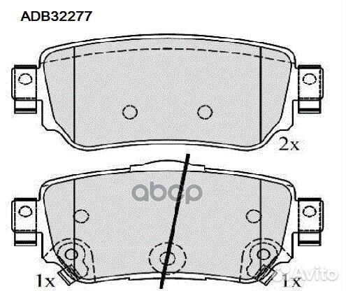 Колодки тормозные Nissan Qashqai (J11) 14-; X-T