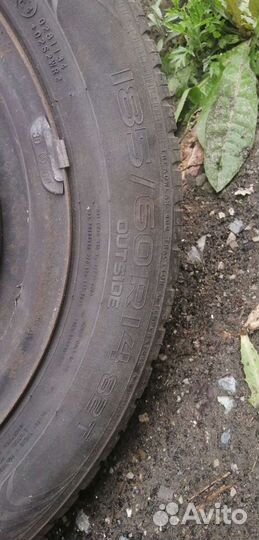 Колеса r 14 летние 4*114.3 шины диски 185 60 14