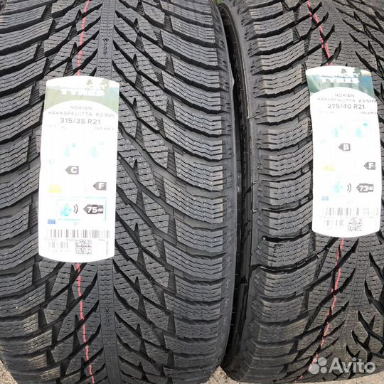 Nokian Tyres Hakkapeliitta R3 275/40 R21 и 315/35 R21