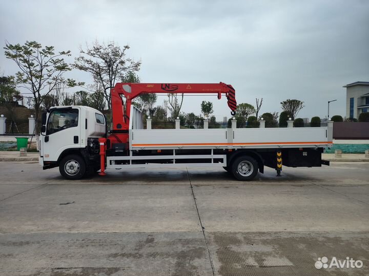 Isuzu Elf (N-series) с КМУ, 2024