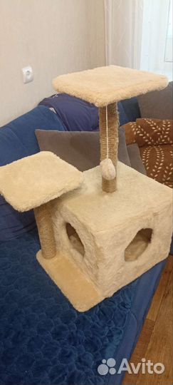 Домик для кошки с когтеточкой