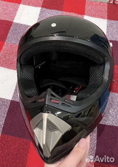 Шлем для мотоцикла кроссовый с очками