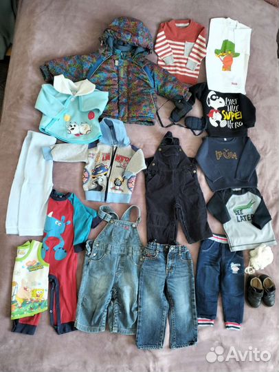 Вещи пакетом на мальчика от 3м до 1 г