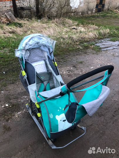 Санки коляска ника