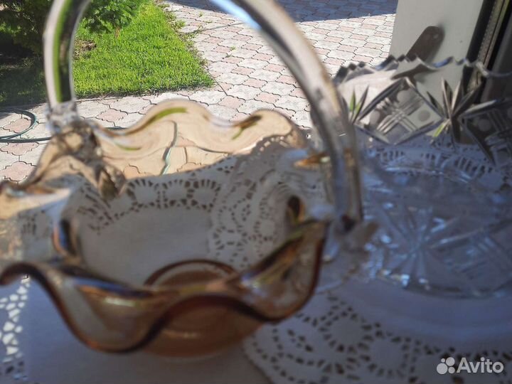 Вышлю набор 2шт вазочки Чсср дефект сссрбез дефект