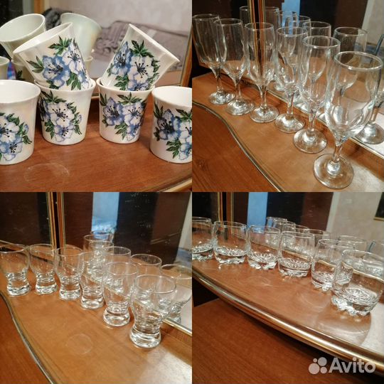 Рюмка, фужеры, стаканы, стопки