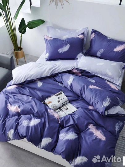 Постельное белье новое евро